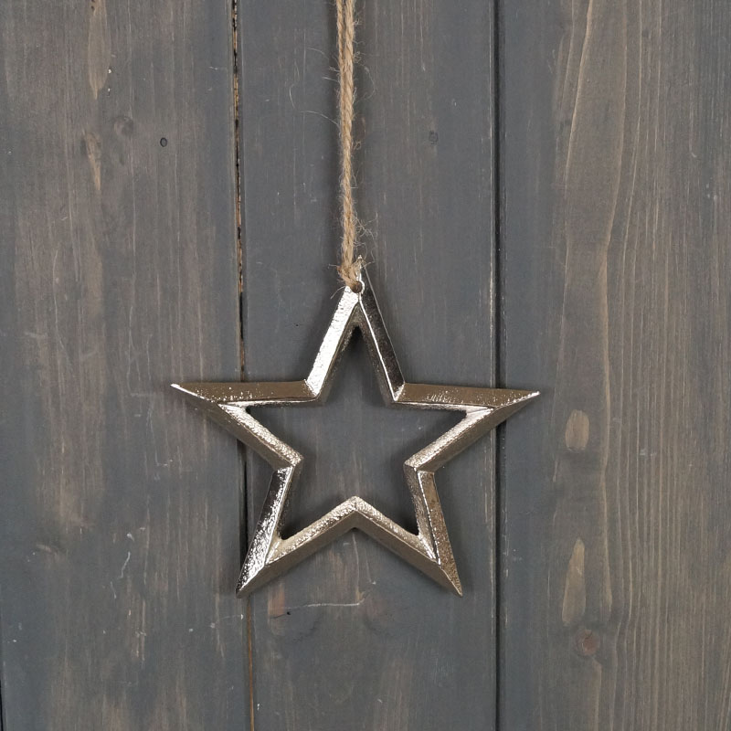 Metal Hanging Star (12cm) detail page